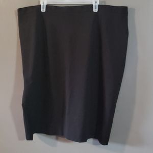 Kasper Black lined Skirt Size 24W